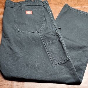 Dickies Black Cargo Carpenter Pants with Tool Pocket Men's 44 X 30